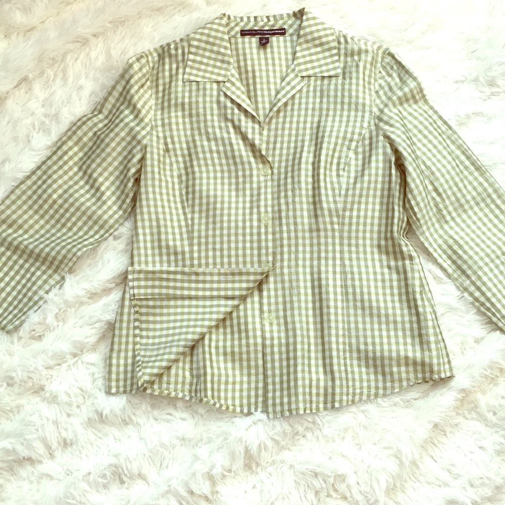 ELLEN TRACY SILK BLOUSE